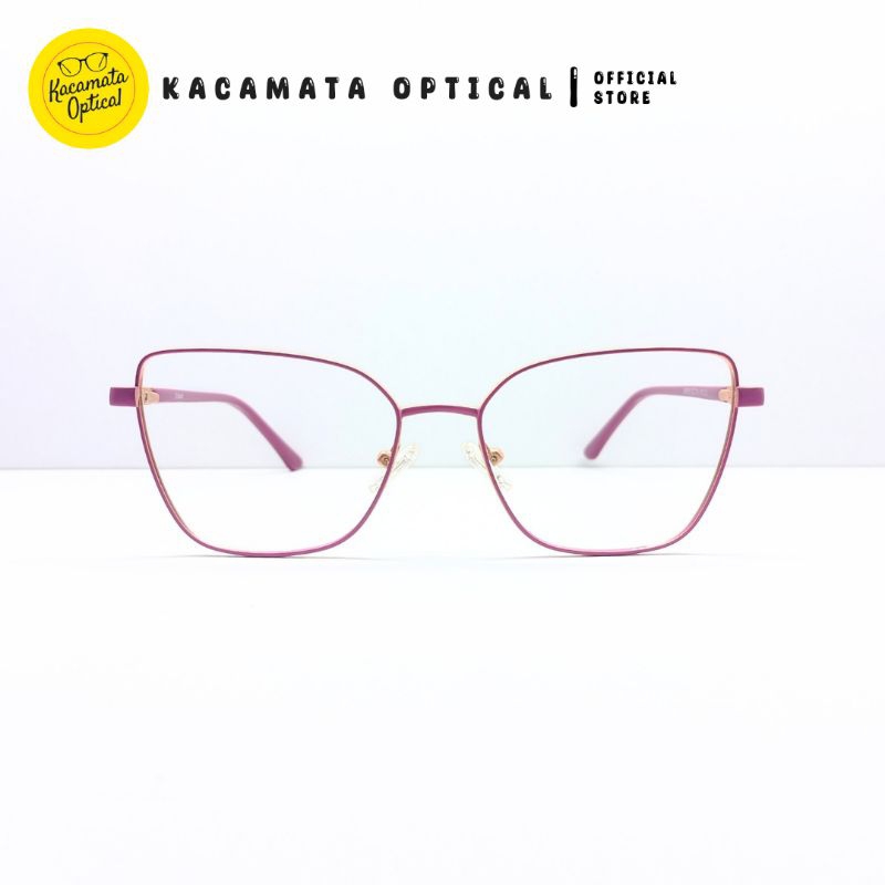 KACAMATA OPTICAL - Frame KMO9011 Cat Eye Pink Besi