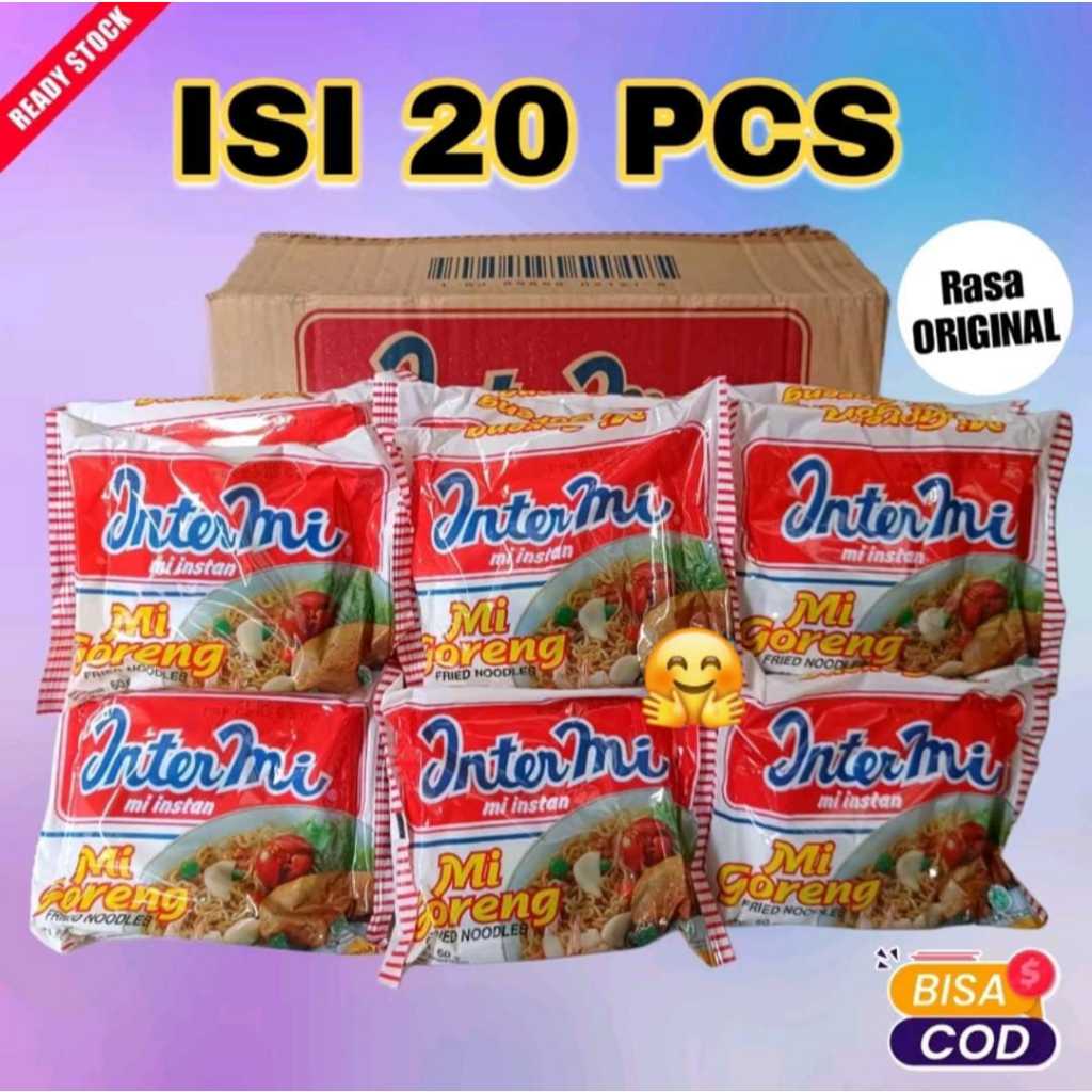 

Intermi goreng isi 20 bungkus / Mie instan