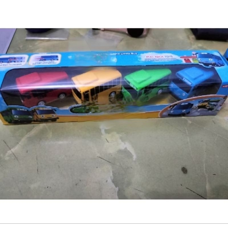 mainan bus dayo / taayoo dus isi 4/dus panjang viral