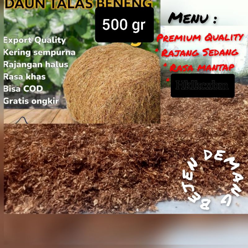 

Olahan daun talas Beneng kering 500 gram