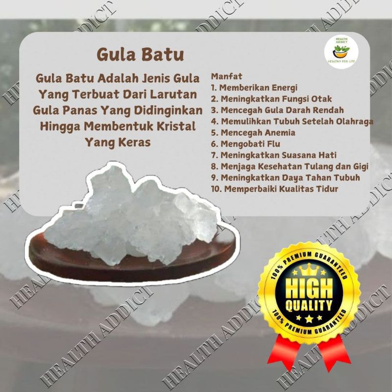 

Termurah!! Gula Batu 400 Gram