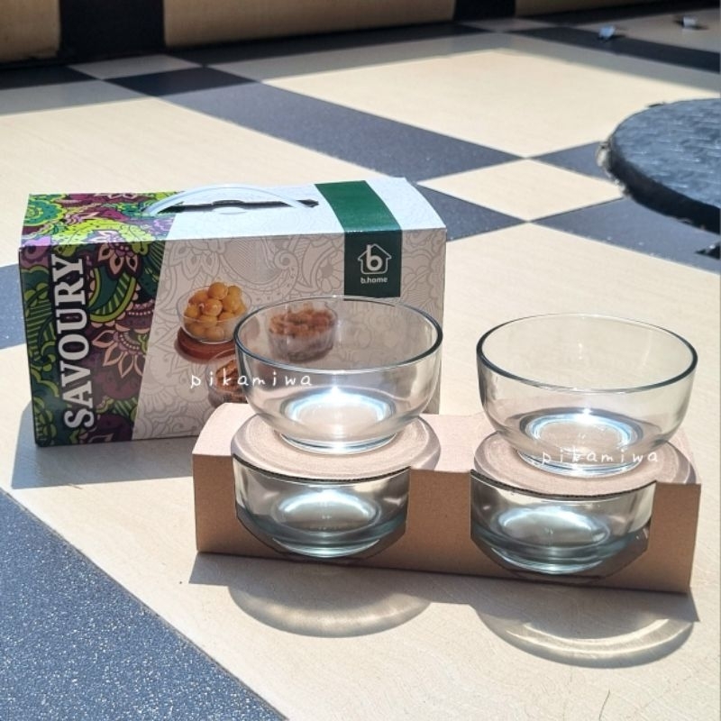4 PCS MANGKOK SOUVENIR SAVOURY HADIAH MURAH mangkok kecil mangkok sayur mangkok kaca murah hadiah lu