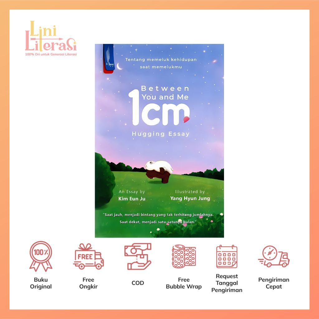 Buku 1 CM BETWEEN YOU AND ME - Kim Eun Ju & Yang Hyun Jun - Penerbit Haru