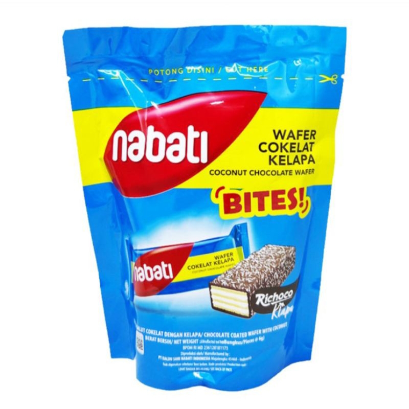 

nabati Richoco Wafer Cokelat Kelapa 11 x 6 g