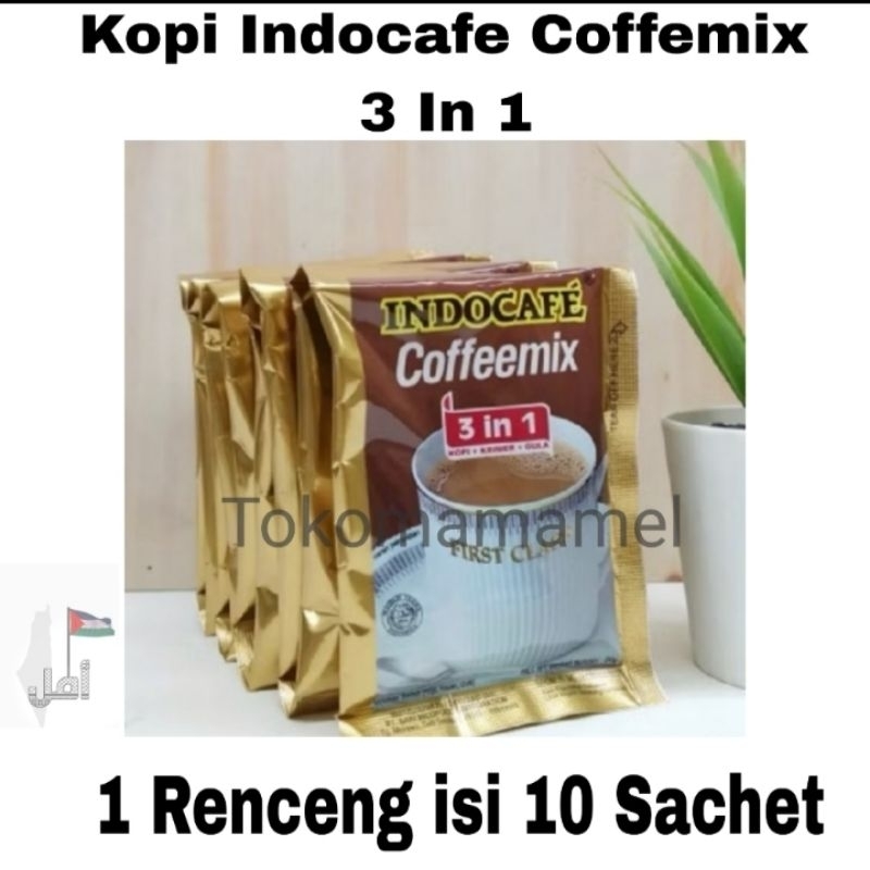 

Indocafe Coffemix 3in1 Renceng (20gr isi 10 sachet)