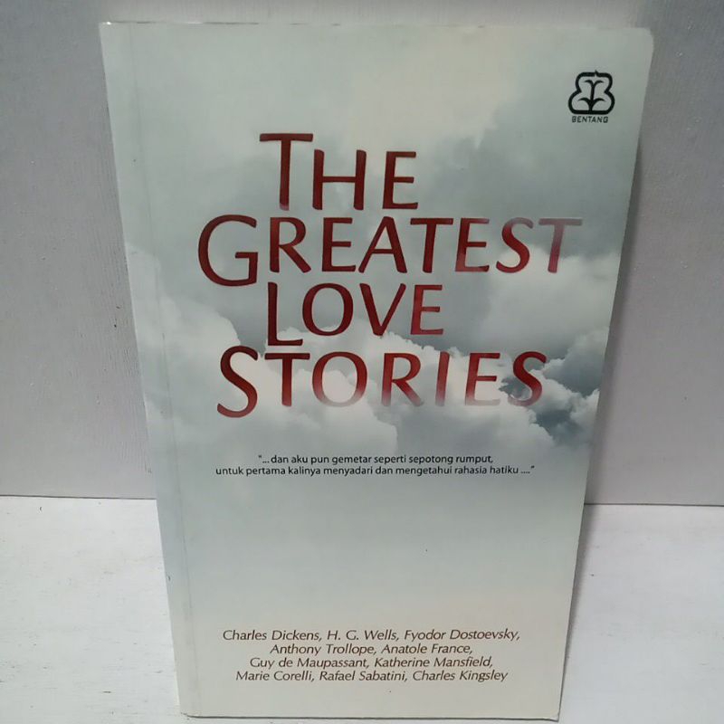 Buku Original THE GREATEST LOVE STORIES DAN AKU PUN GEMETAR SEPERTI SEPOTONG RUMPUT UNTUK PERTAMA KA