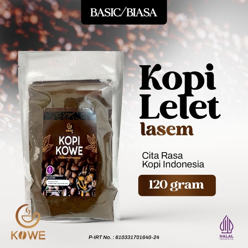 

kowe.id kopi lelet khas Rembang biasa 120gram