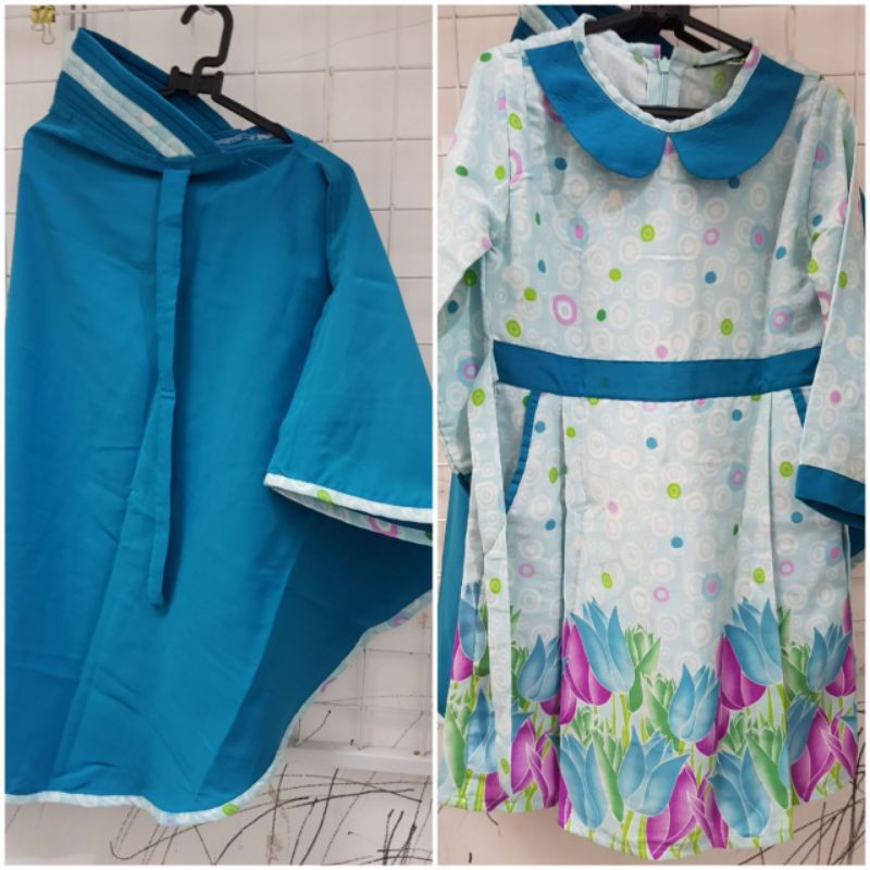 Preloved Set Gamis Anak Perempuan Hijabuna