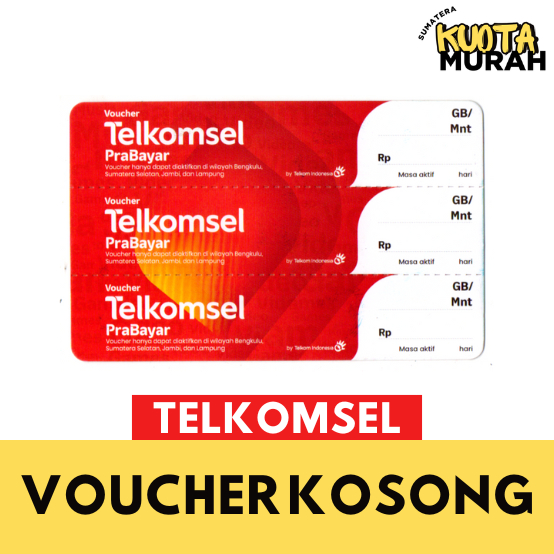 VOUCHER KOSONG TELKOMSEL SUMBAGSEL
