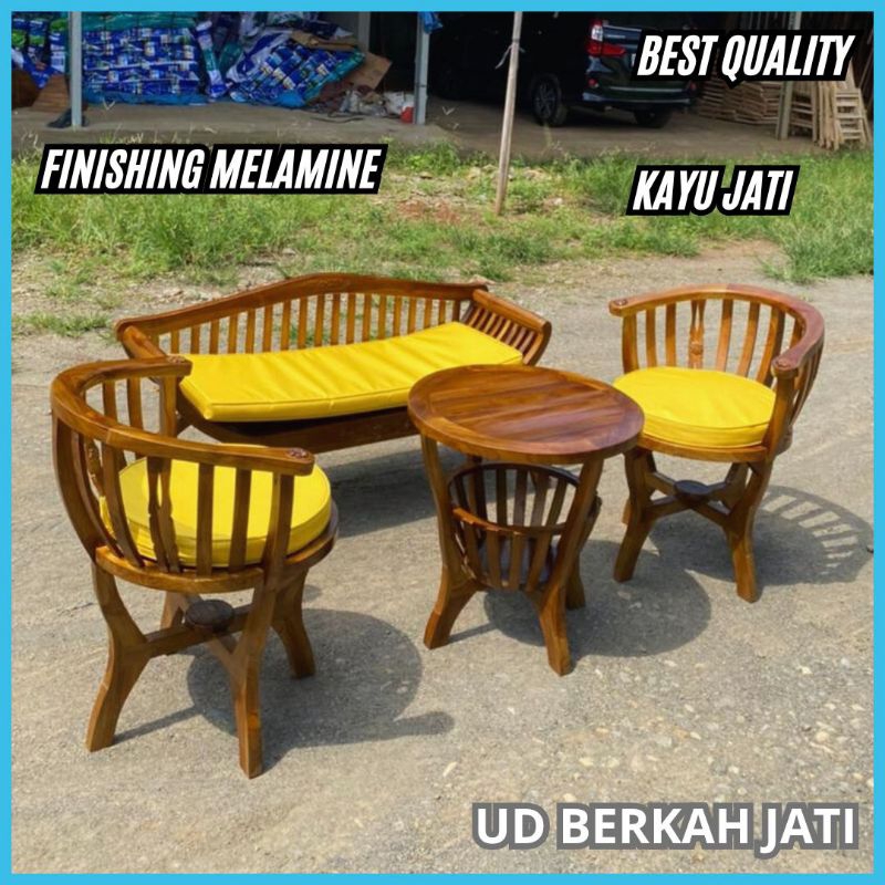 kursi minimalis, kursi mangkok tamu, kursi jati teras rumah, kursi santai taman, kursi tamu jati fin