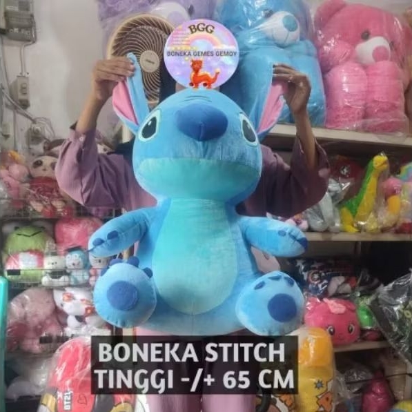 BONEKA STITCH TINGGI 65 CM
