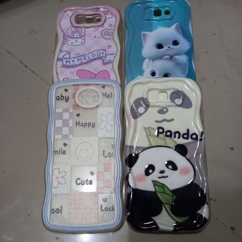 Softcase Motif Gelombang Case motif lucu Samsung J7 Prime