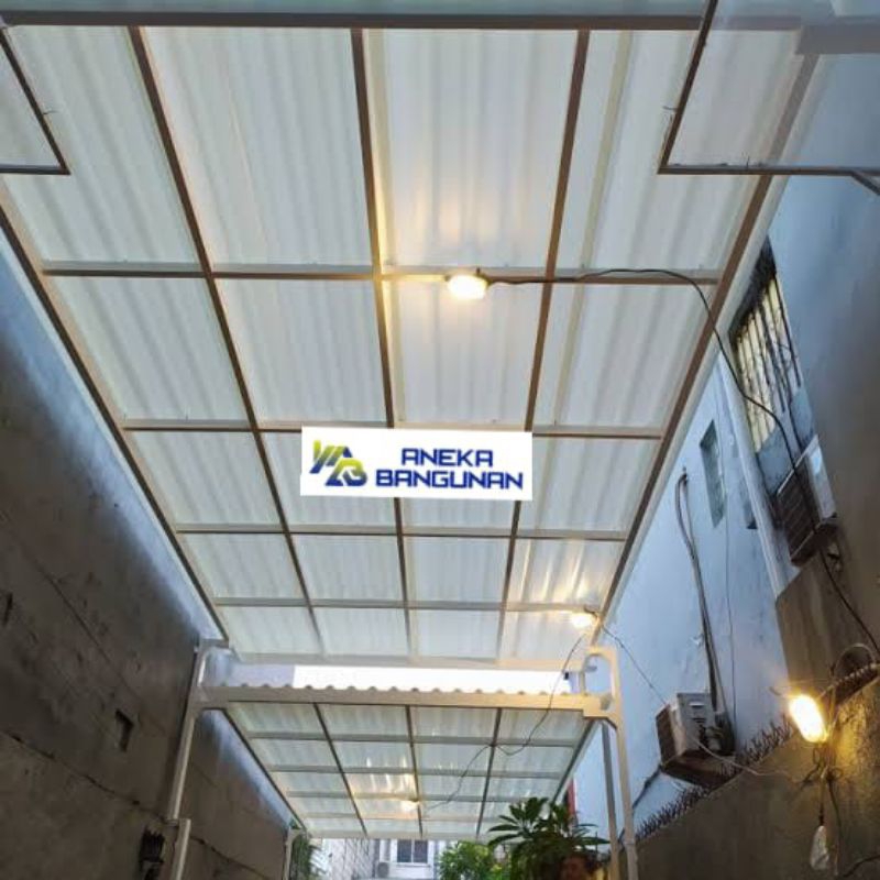 Atap UPVC 2 Layer / Double Layer Transparant / Translucent (bukan merek Alderon)