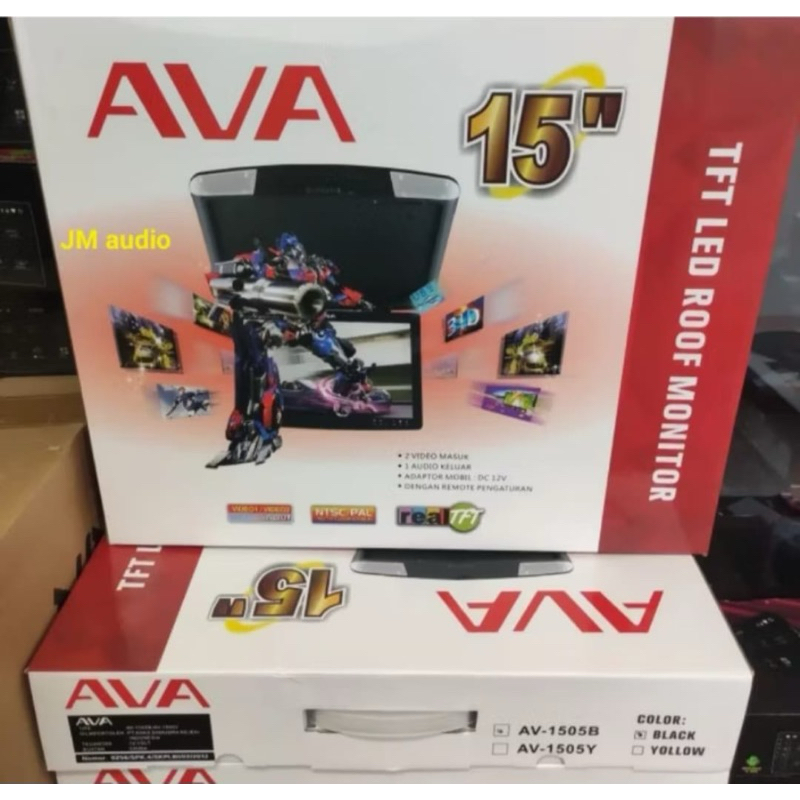TV Monitor ROOF(Pelapon) 15inch(Mobil) TFT LED Roof Cocok Mobil HICE sama ELF