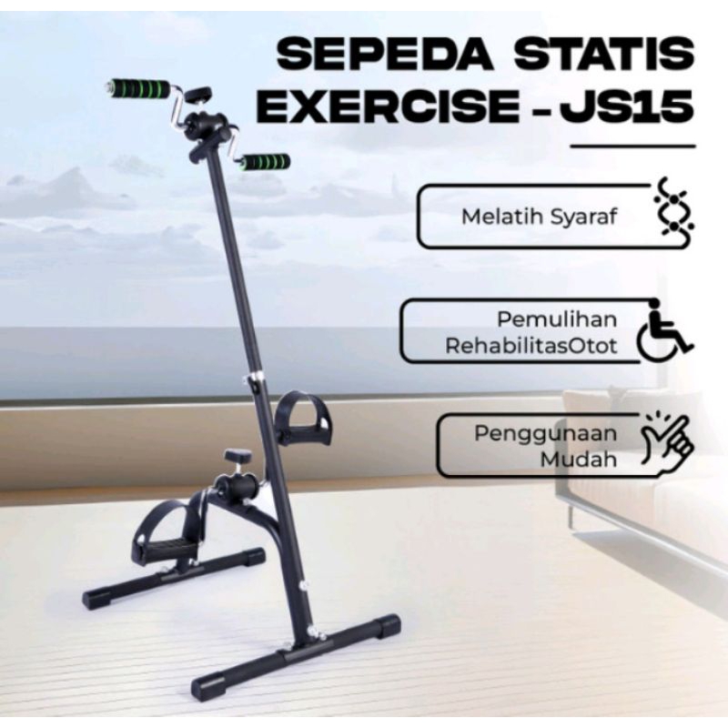 Sepeda Statis-Alat Terapi Stroke Kaki Dan Tangan Olahraga Gym Fitness / Terapi Kaki dan Tangan Pende