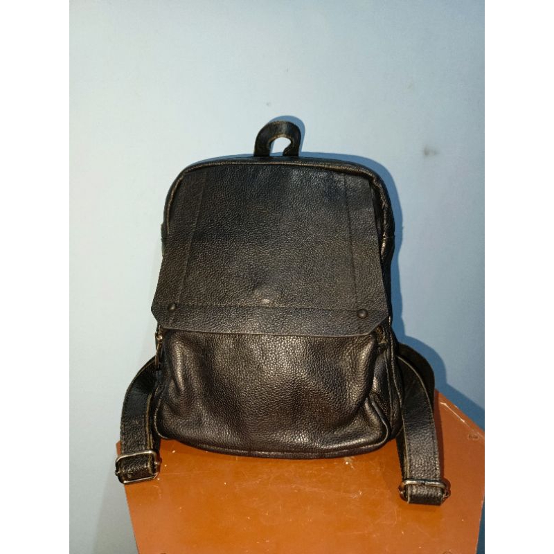 (PRELOVED) RANSEL WANITA KULIT ASLI