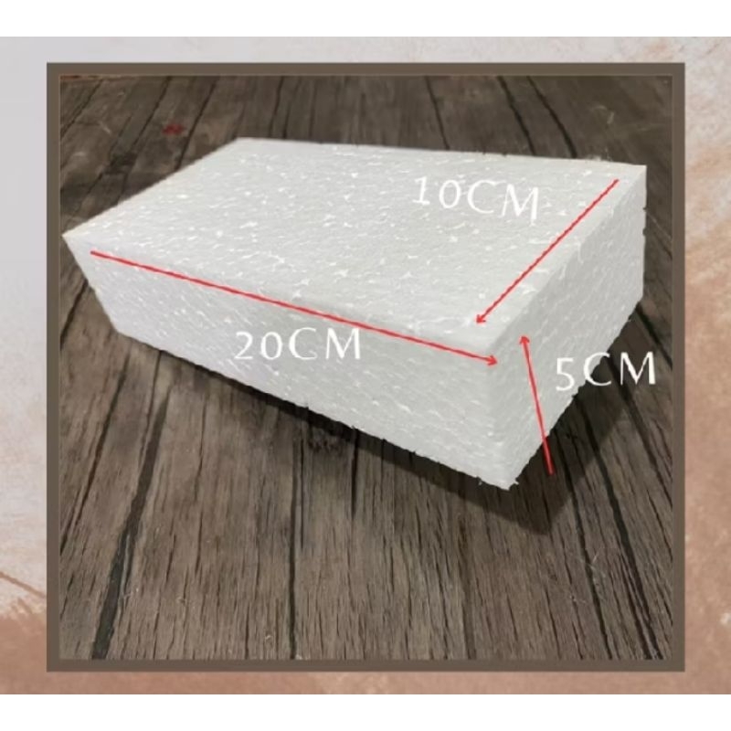 

D8 - STEROFOAM PUTIH BUSA UKURAN 20 CM X 10 CM X 5 CM