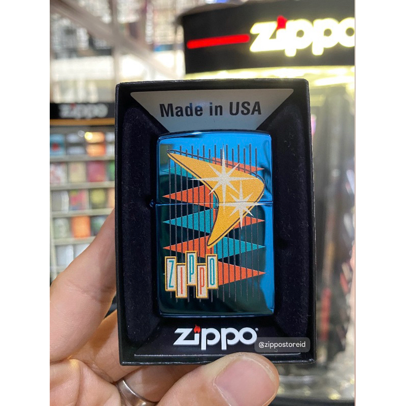 Zippo 49768 Retro Zippo Design ~ Original 100% Made In USA