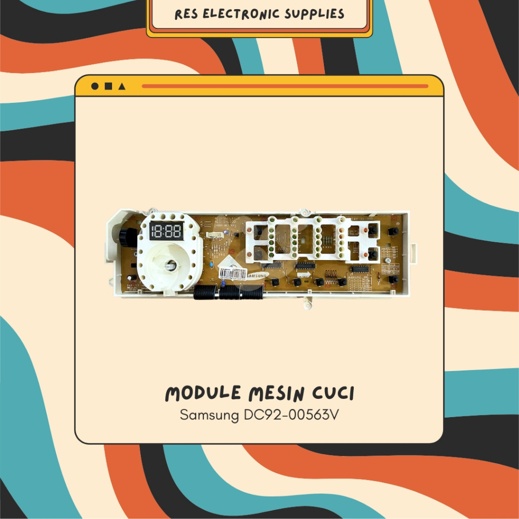 〚RES〛Sparepart Part Module Modul Mesin Cuci Samsung DC92-00563V DC9200563V DC92 00563V Original