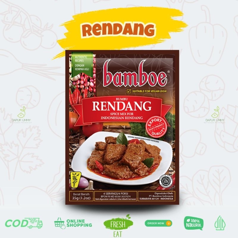 

Rendang Cap Bamboe 35g