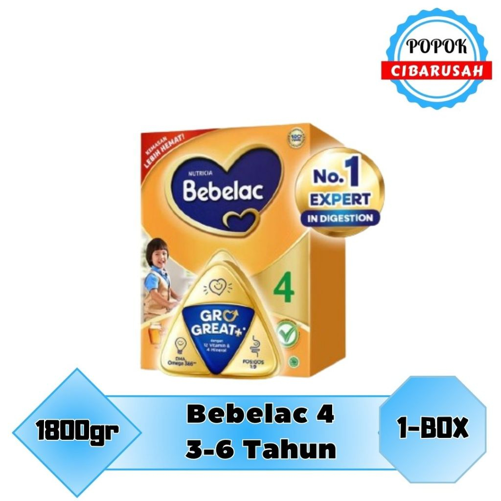 

Bebelac 4 Usia 3-12Tahun 1800GR /Madu/Vanila/popokcibarusah