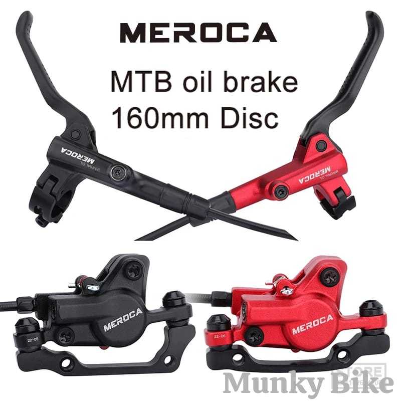 Meroca HD-800 Brakeset Brake Set Rem Cakram Hidrolis Sepeda Disc Brake Hydraulic Sepeda MTB