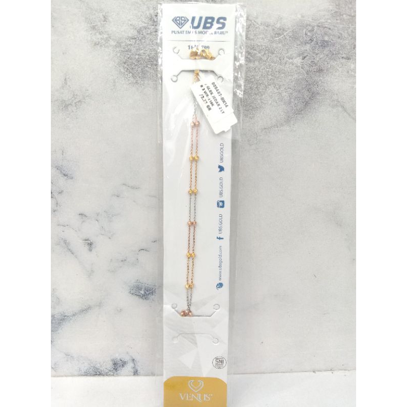 Gelang Jedar 2 layer 3 warna 16K