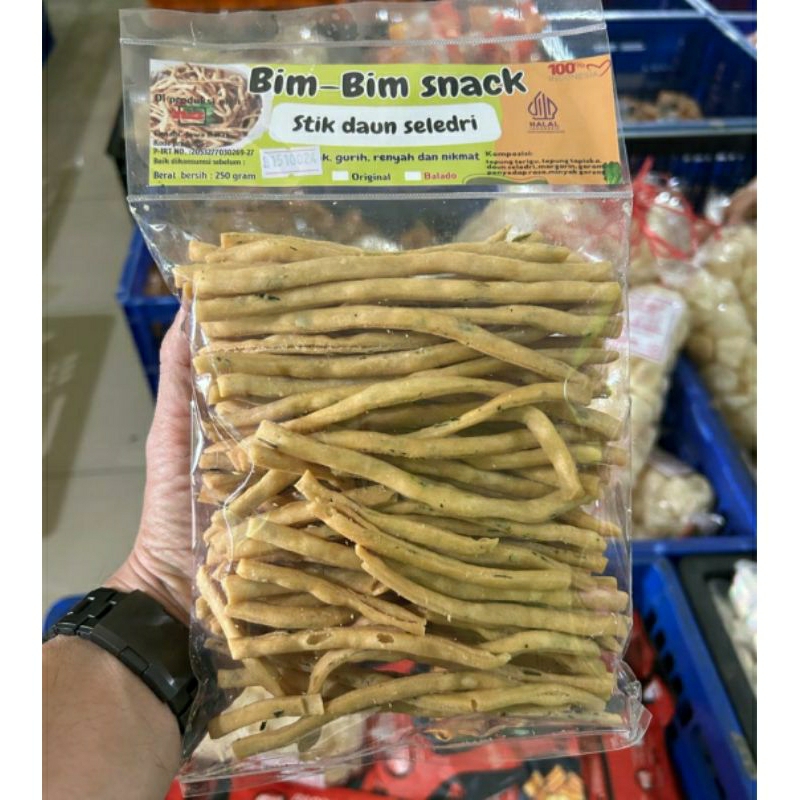 

Bim-Bim Snack Stik Daun Selendri