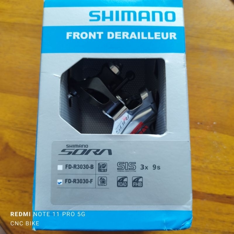 Fd Shimano Sora Triple 3 Speed R3030 Braze On