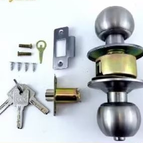 KUNCI PINTU PVC KAMAR MANDI BULAT/KUNCI BULAT/KUNCI KAMAR MANDI SET STANDAR