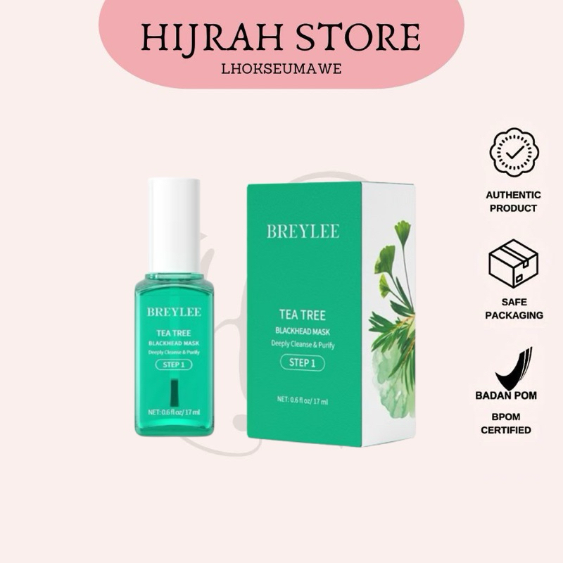 🩷HIJRAH STORE🩷BREYLEE TEA TREE BLACKHEAD MASK STEP 1
