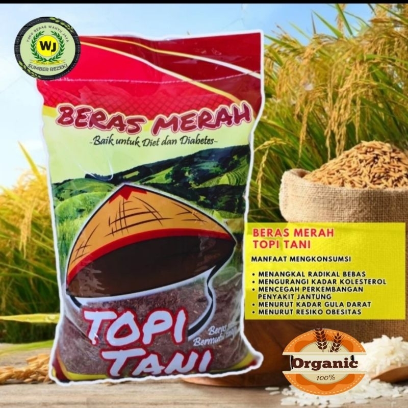 

BERAS MERAH ORGANIK 5 KG