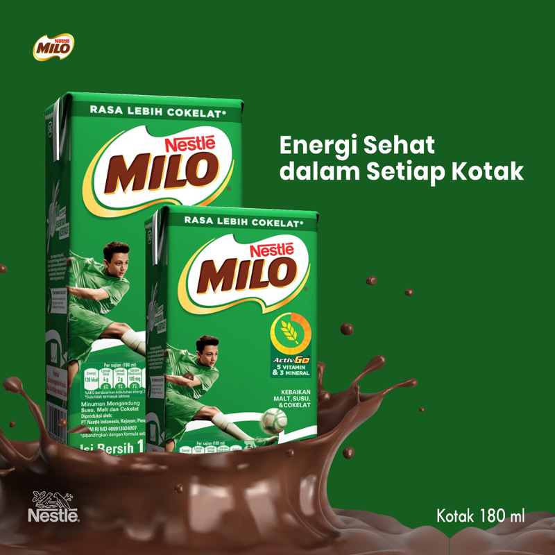 

SUSU MILO KOTAK 180ml "Energi Sehat dalam Setiap Kotak!