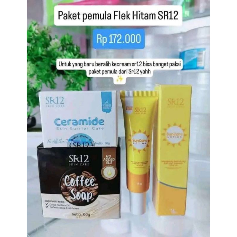 PAKET PEMULA FLEK HITAM SR12