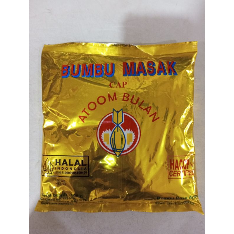 

Bumbu Masak Cap Atom Bulan Rasa Ayam Bawang 500gr