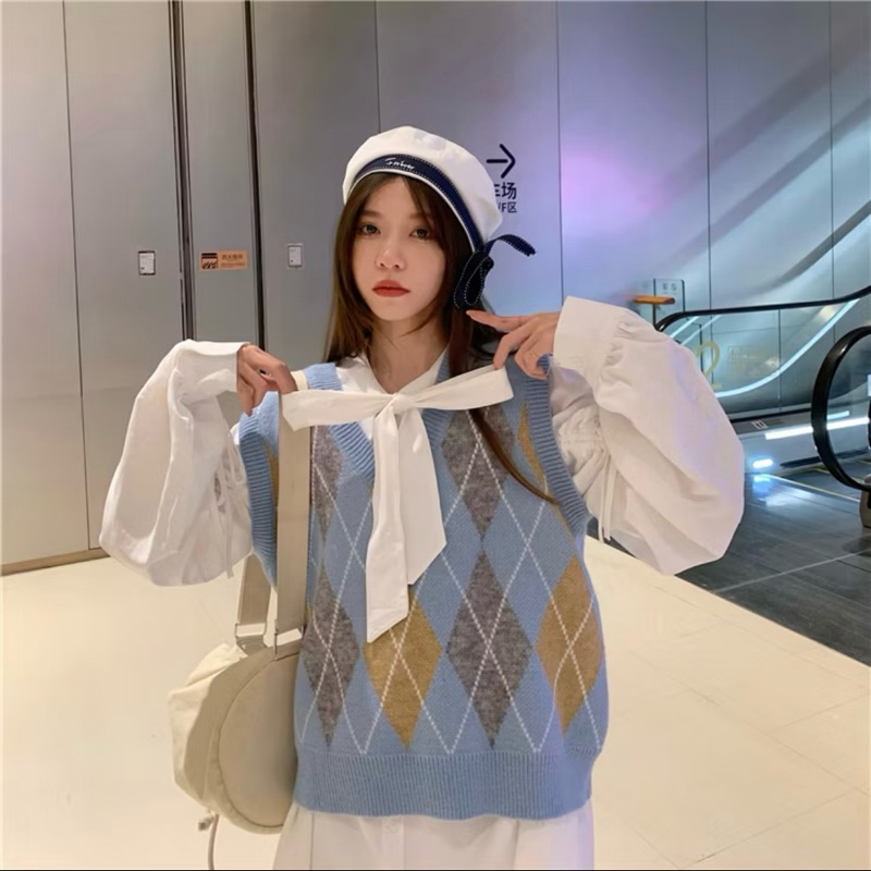 Preloved Atasan | Vest/Rompi Rajut