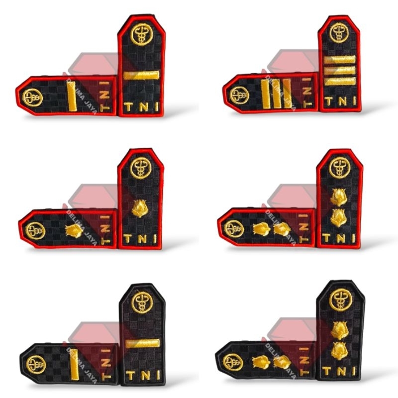 Pangkat PDU TNI AU KES / Kesehatan / Letda / Lettu / Kapten / Mayor / Letkol / Kolonel