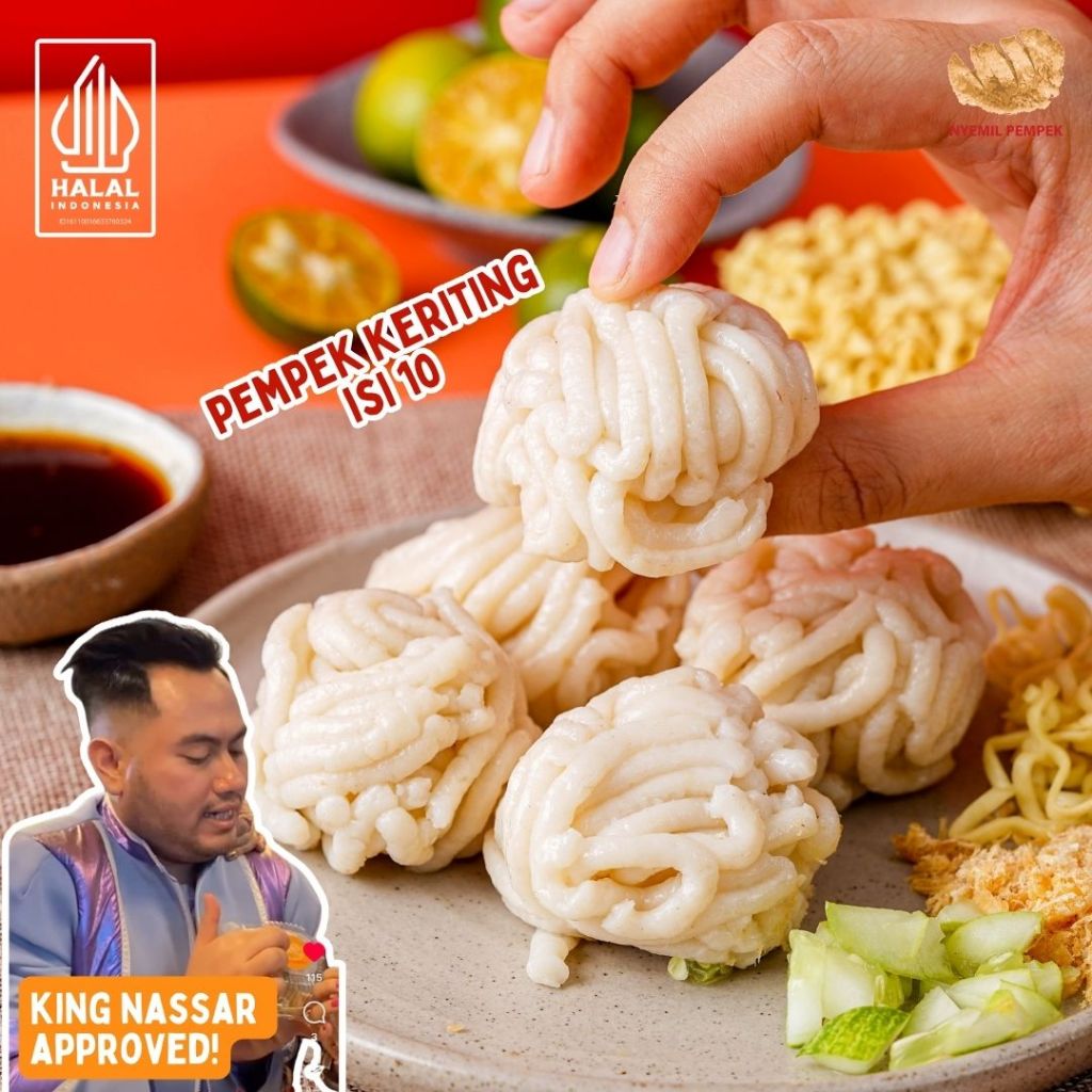 

Nyemil Pempek - Pempek Keriting isi 10