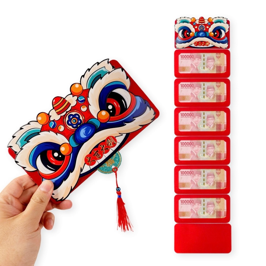 

W! Accessories Angpau Hongbao Barongsai Renceng Imlek Ulang Tahun 71015000