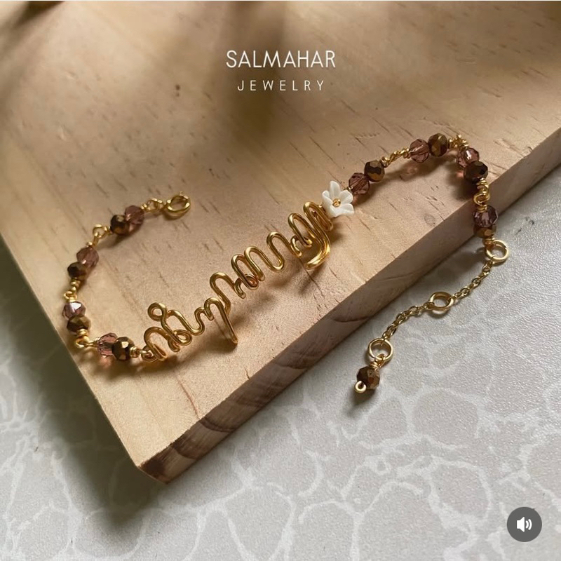 DP Gelang Aksara Jawa/Bali Full Kristal