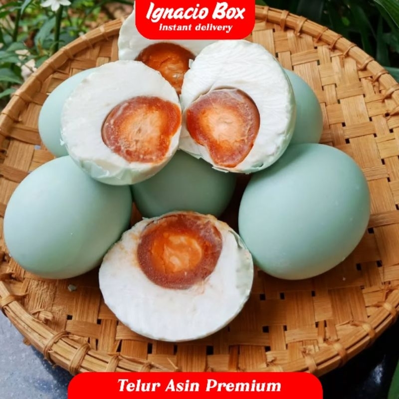 

10 Pcs Telur Asin Segar Premium Fresh Lokal IgnacioBox