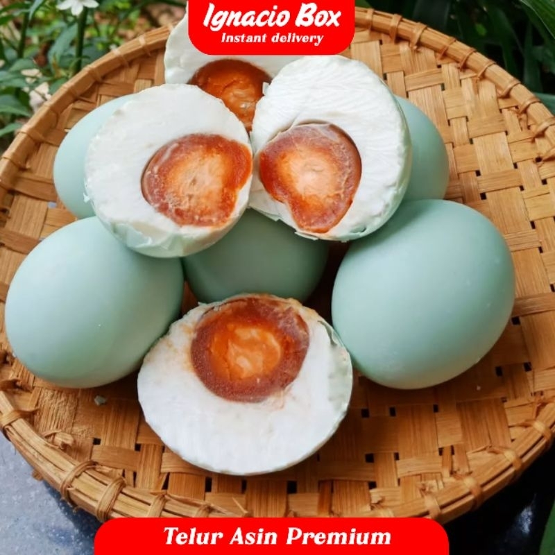 

10 Pcs Telur Asin Segar Premium Fresh Lokal IgnacioBox