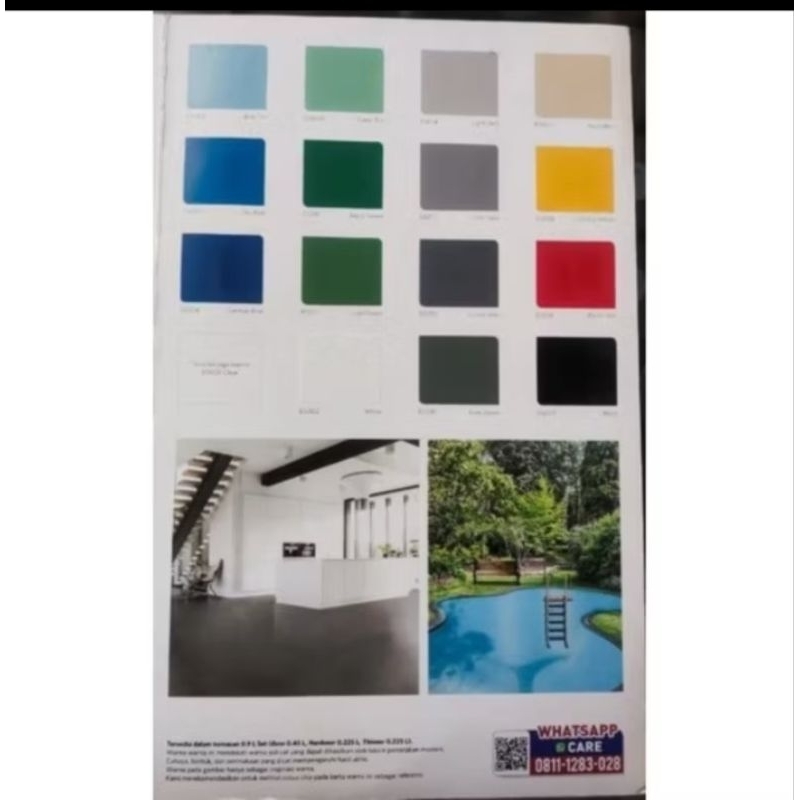 NIPPON PAINT -CAT EPOXY 2 KOMPONEN - CAT EPOXY KOLAM-CAT EPOXY LANTAI