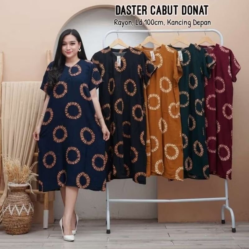 Daster Standart Motif Kekinian | Bahan Rayon Adem | Terlaris Daster Ibu Ibu Muda Viral