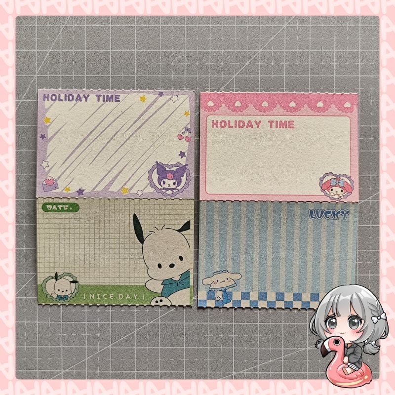 

Kertas Memo Sanrio – Ukuran 6,3 x 4,4 cm