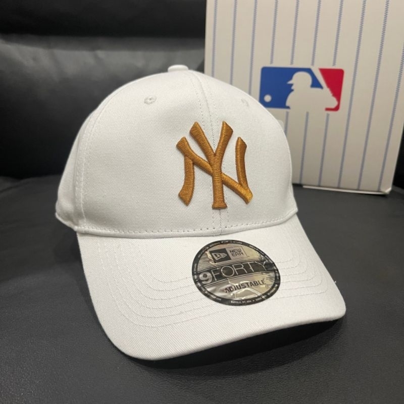 Topi New York Adjustable FORTY New era putih