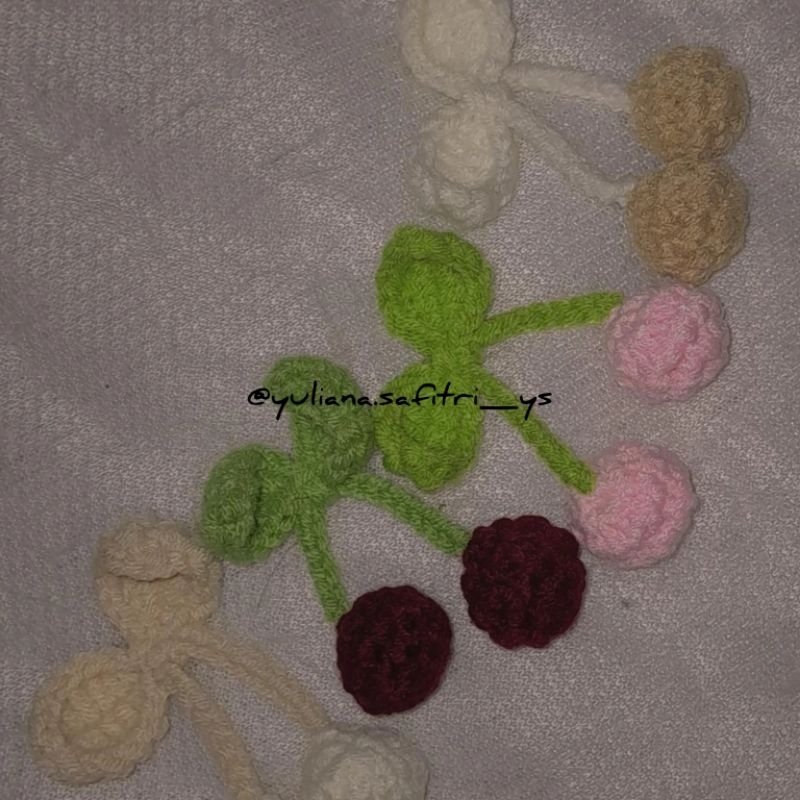 Cherry Rajut 3D | Aplikasi Bross Cherry Rajut