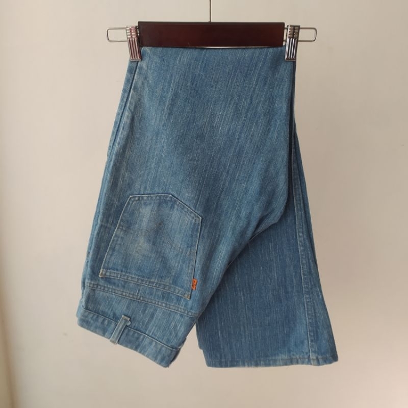 Levi Strauss Vintage 70s Orange Tab Bootcut Jeans
