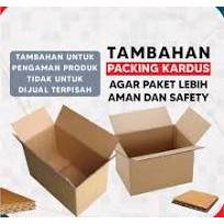 

extra Kardus tambahan paking aman