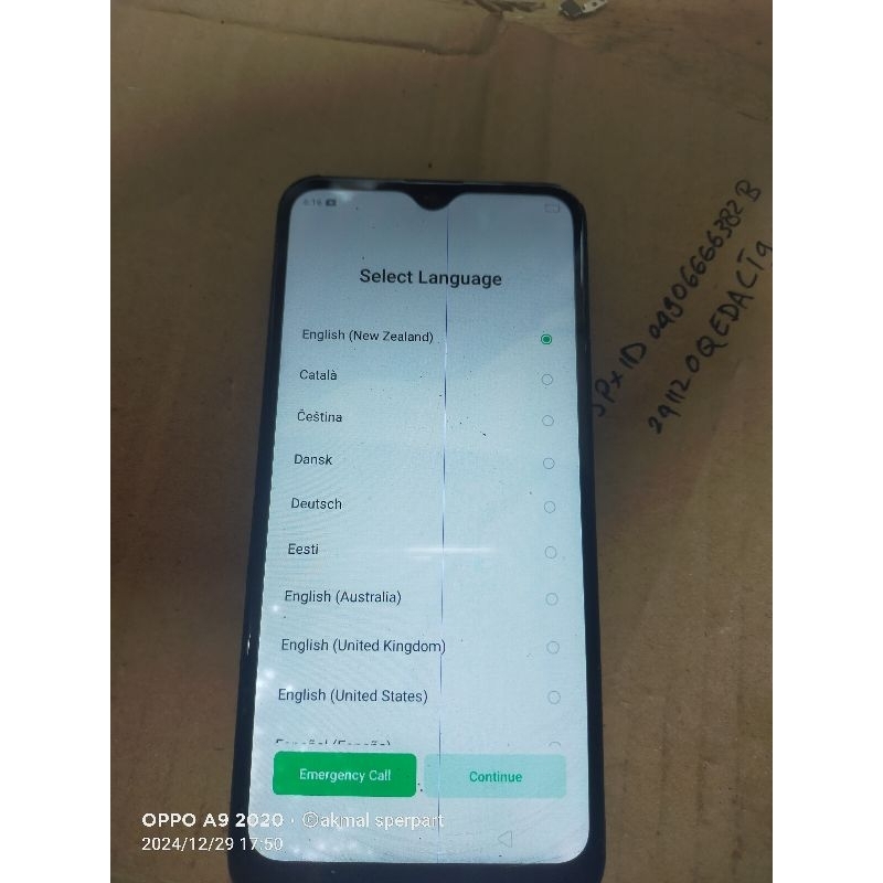 MESIN REALMI C2 MINUS LCD